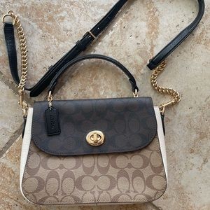Like new Coach Marlie Too crossbody - Signature.